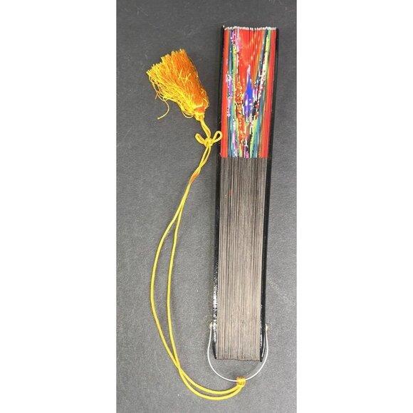 Japanese Chopsticks In Red Enamel Case Boxed Fan Original 2 Set Tachikawa Japan - Picture 5 of 16